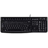 Teclado Logitech K120 Negro Alambrico Usb Pc / Windows Resistente A Derrames